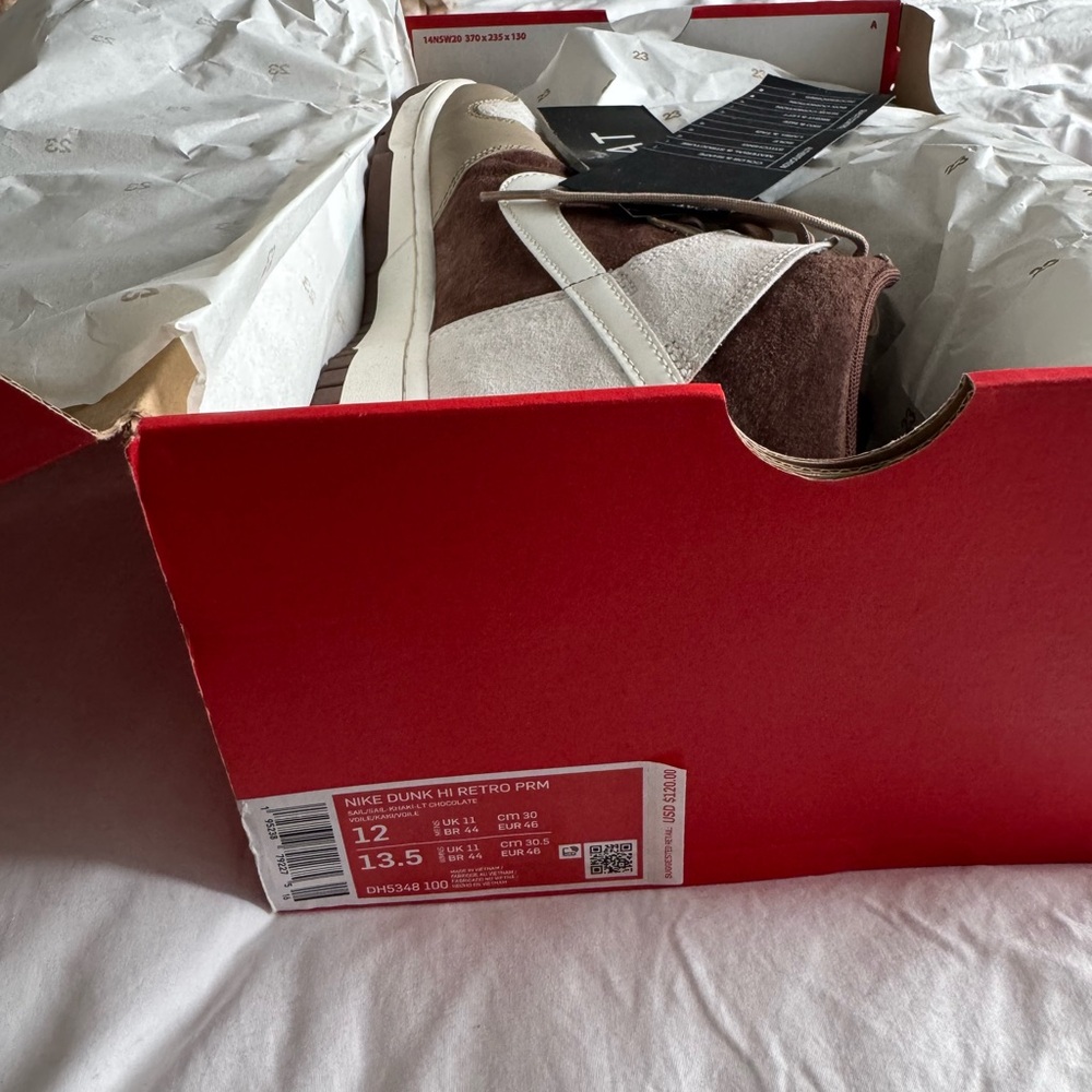 Nike Dunk High Light Chocolate - Picture 7 of 7
